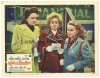 3e560 LETTER TO THREE WIVES LC #2 '49 Jeanne Crain, Linda Darnell & Ann Sothern hold fateful note!