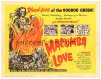 3e073 MACUMBA LOVE TC '60 thrill to the demon-rites of the witch goddess voodoo queen!