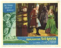 3e741 RAVEN LC #6 '63 Peter Lorre, Vincent Price & Olive Sturgess bound with much rope!
