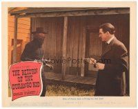 3e753 RETURN OF THE DURANGO KID LC '44 masked Charles Starrett & bad guy with guns on each other!
