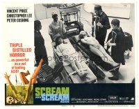 3e776 SCREAM & SCREAM AGAIN LC #4 '70 Vincent Price about to operate on naked girl & her donor!
