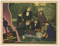 3e015 SHADOW OF A DOUBT LC '43 Joseph Cotten & 5 others around fainted Teresa Wright, Hitchcock!