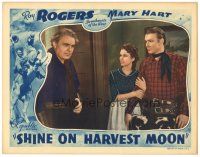 3e798 SHINE ON HARVEST MOON LC '38 Roy Rogers & Lynne Roberts look at worried William Farnum!
