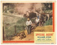 3e832 SPECIAL AGENT LC #1 '49 men with blood hounds look for the cause of the train wreck!