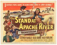 3e113 STAND AT APACHE RIVER TC '53 Stephen McNally, Julia Adams, art of Native Americans!