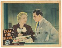3e858 TAKE THE STAND LC '34 Thelma Todd takes dictation but senses Jack La Rue has other ideas!