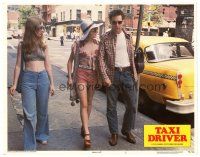 3e862 TAXI DRIVER LC #3 '76 Robert De Niro as Travis Bickle with teen hooker Jodie Foster!