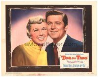 3e864 TEA FOR TWO LC #4 '50 best posed smiling portrait of pretty Doris Day & Gordon MacRae!