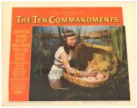 3e870 TEN COMMANDMENTS LC #6 '56 Cecil B. DeMille classic, Nina Foch finds baby Moses!