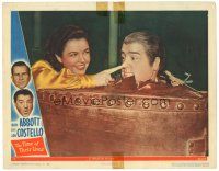 3e895 TIME OF THEIR LIVES LC #2 '46 pretty Marjorie Reynolds pokes wacky Lou Costello's nose!