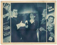 3e896 TIN MAN LC '35 great image of Thelma Todd & Patsy Kelly shaking hands with crazy robot!