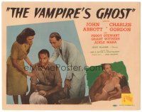 3e133 VAMPIRE'S GHOST TC '45 John Abbott, Charles Gordon, Peggy Stewart, jungle voodoo horror!