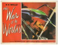 3e953 WAR OF THE WORLDS Fantasy #9 LC '90s incredible image of space ship attacking city!
