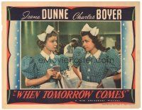 3e965 WHEN TOMORROW COMES LC '39 waitresses Nydia Westman & Irene Dunne with her hands on her hips!