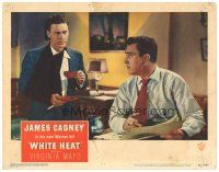 3e967 WHITE HEAT LC #6 '49 close up of Edmond O'Brien & John Archer, classic film noir!