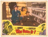 3e968 WHO DONE IT LC #6 R48 Bud Abbott & Mary Wickes look at fallen Lou Costello!