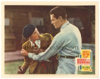 3e973 WINGS OF THE MORNING LC '37 close up of Henry Fonda with Annabella dressed as a boy!