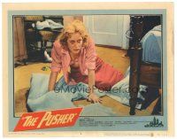 3e731 PUSHER LC #6 '59 Harold Robbins early drug movie, Daddy, if you love me you'll get me a fix!