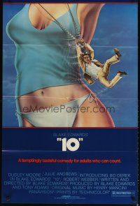 3g002 '10' no border style 1sh '79 Blake Edwards, artwork of Dudley Moore & sexy Bo Derek!