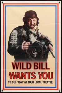 3g005 1941 teaser 1sh '79 Steven Spielberg, John Belushi as Wild Bill wants you!
