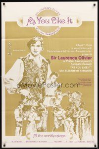 3g040 AS YOU LIKE IT 1sh R60s Sir Laurence Olivier in William Shakespeare's romantic comedy!
