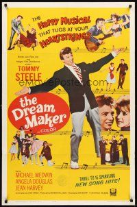 3g214 DREAM MAKER 1sh '64 wacky Tommy Steele, Michael Medwin, Don Sharp, English musical!