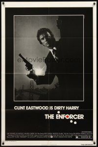 3g221 ENFORCER 1sh '76 photo of Clint Eastwood as Dirty Harry by Bill Gold!