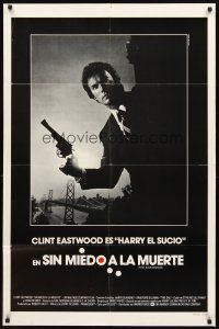 3g223 ENFORCER Spanish/U.S. 1sh '76 photo of Clint Eastwood as Dirty Harry by Bill Gold!