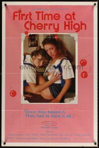 3g240 FIRST TIME AT CHERRY HIGH 1sh '84 school sex, Mystery Lane, Tanya Lawson, Ron Jeremy!