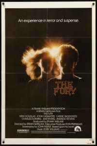 3g264 FURY 1sh '78 Brian De Palma, Kirk Douglas, an experience in terror & suspense!