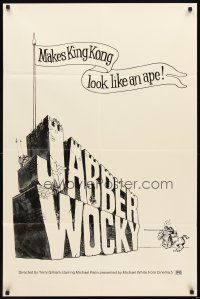 3g386 JABBERWOCKY 1sh '77 Terry Gilliam, Monty Python, great wacky fantasy art!