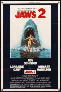 3g389 JAWS 2 1sh '78 just when you thought it was safe to go back in the water!
