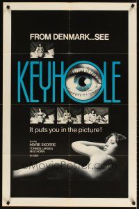 3g401 KEYHOLE eye style 1sh '74 sexy Marie Ekorre, from Denmark, it puts you in the picture!