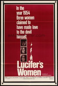 3g484 LUCIFER'S WOMEN 1sh '78 three ladies claimed to make love to the devil himself!