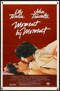 3g525 MOMENT BY MOMENT 1sh '79 directed by Jane Wagner, Lily Tomlin & John Travolta!