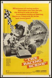 3g671 RACING SCENE 1sh '69 Mario Andretti, Parnelli Jones, James Garner, formula one car racing!