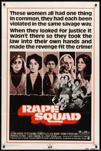 3g678 RAPE SQUAD 1sh '74 AIP, Act of Vengeance, these women were violated in the same savage way!