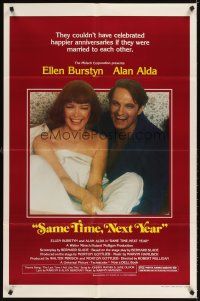 3g739 SAME TIME NEXT YEAR style B 1sh '78 Ellen Burstyn & Alan Alda have an affair!