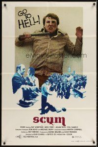 3g752 SCUM 1sh '80 directed by Alan Clarke, Ray Winstone, Mick Ford, Julian Firth