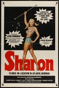 3g767 SHARON 1sh '72 Jena Jennings, Sharon Sanders, country girl sex!