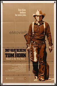 3g902 TOM HORN 1sh '80 they couldn't bring enough men to bring Steve McQueen down!