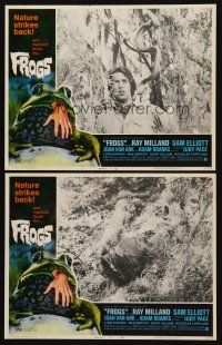3h909 FROGS 2 LCs '72 Sam Elliott, slithering slimy horror devouring all in its path!