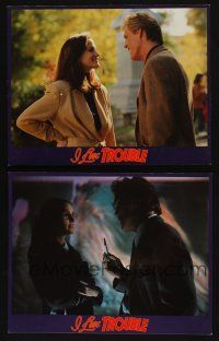 3h922 I LOVE TROUBLE 2 LCs '94 great images of Nick Nolte, pretty Julia Roberts!
