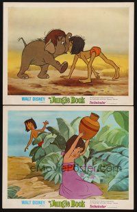 3h930 JUNGLE BOOK 2 LCs '67 Walt Disney cartoon classic, great images of Mowgli