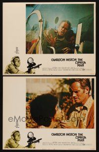 3h948 OMEGA MAN 2 LCs '71 Charlton Heston is the last man alive, and he's not alone!