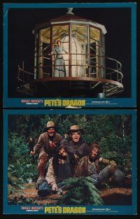 3h953 PETE'S DRAGON 2 LCs '77 Walt Disney, Helen Reddy on lighthouse!