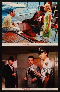 3h983 TONY ROME 2 color 11x14 stills '67 detective Frank Sinatra, sexy Sue Lyon, Richard Conte