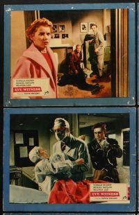 3h192 EYEWITNESS 8 English LCs '56 Donald Sinden, dramatic art from English film noir!