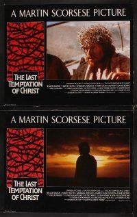3h315 LAST TEMPTATION OF CHRIST 8 English LCs '88 Martin Scorsese, Willem Dafoe as Jesus!
