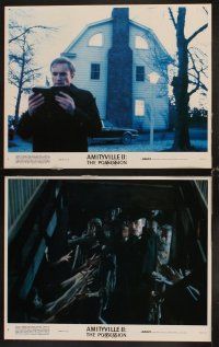 3h056 AMITYVILLE II 8 LCs '82 The Possession, haunted house, directed by Damiano Damiani!